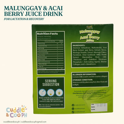 Cuddle & Coo Malunggay and Acai Berry Juice