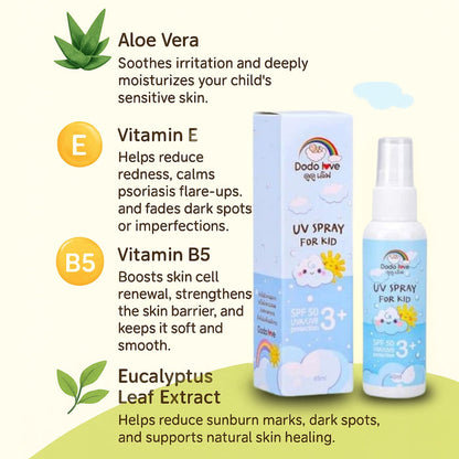 Dodo Love UV Spray for Kids SPF50 PA+++ 45ml