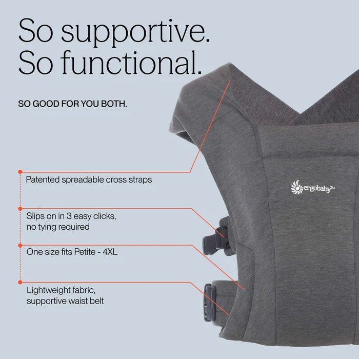 ErgoBaby Embrace Soft Knit Mesh Baby Carrier