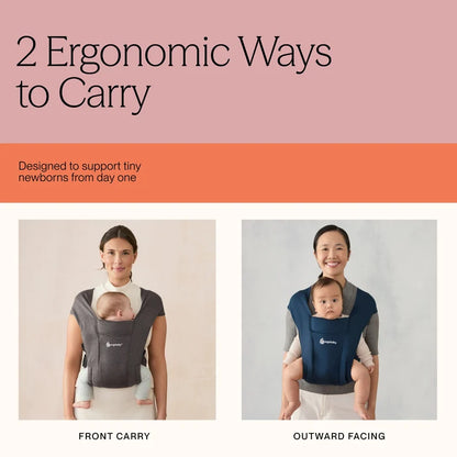 ErgoBaby Embrace Soft Knit Mesh Baby Carrier