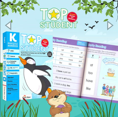 Evan-Moor Top Student Workbooks (Pre-K and K)
