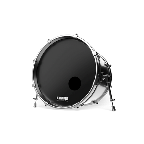 Evans BD22RB 22" EQ3 Black Resonant Bass Drum Head