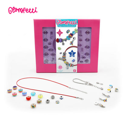 Glamfetti Designer Charm Bead Bracelet Kit