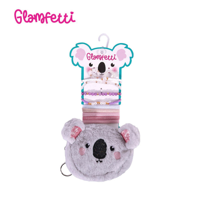 Glamfetti Microbag Keychain with Accessories