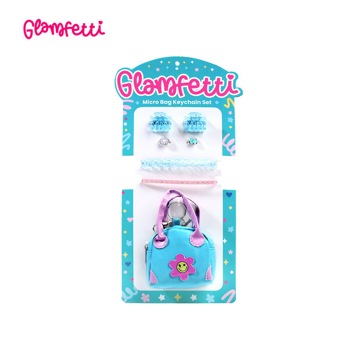 Glamfetti Microbag Keychain with Accessories