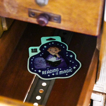 Glow-In-The-Dark NYPL Reading Is Magic Sticker