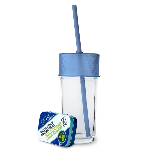 GoSili Universal Straw Lid with Travel Case