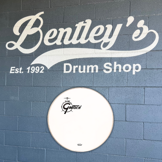 Gretsch GRDHCW20O USA Custom 20" Coated Logo Bass Drum Head