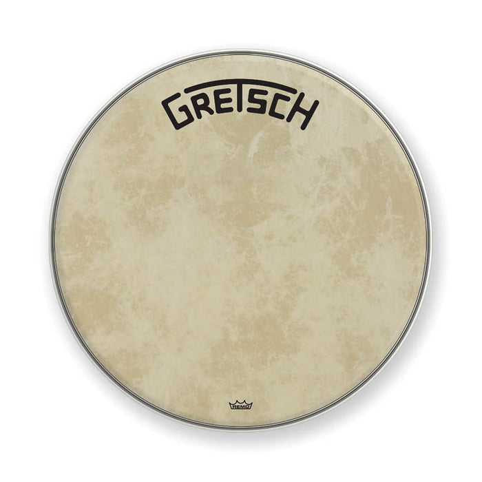 Gretsch GRDHFS24B Broadkaster 24" Bass Drum Logo Fiberskyn Drumhead *IN STOCK*