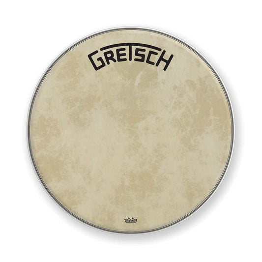Gretsch GRDHFS24B Broadkaster 24" Bass Drum Logo Fiberskyn Drumhead *IN STOCK*