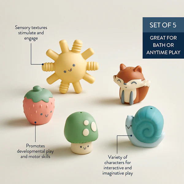 Itzy Ritzy Puppets Bath Toy Set