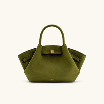 Olive Faux Suede