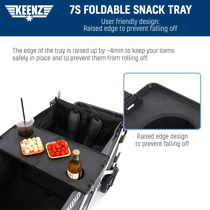 Keenz 7S Foldable Snack Tray