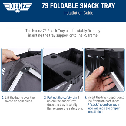 Keenz 7S Foldable Snack Tray