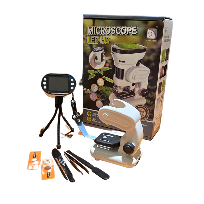 Kiddora 3-Way Kids LED Microscope