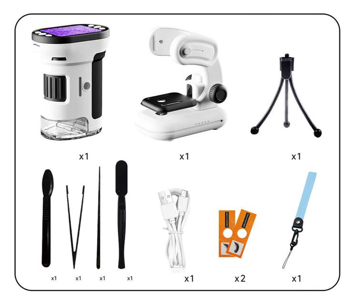 Kiddora 3-Way Kids LED Microscope