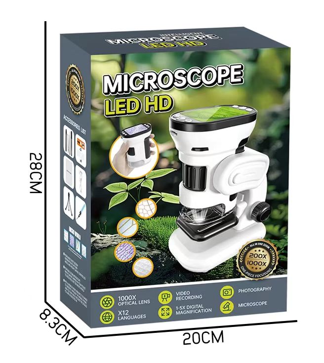 Kiddora 3-Way Kids LED Microscope