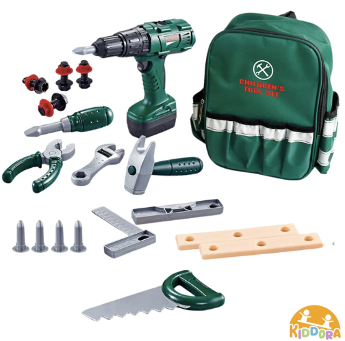Kiddora Craftsman Backpack Tool Set