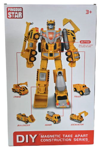 Kiddora Magnetic Transformer Robot