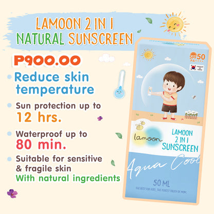 Lamoon 2in1 Sunscreen SPF50 PA++++ 50ml