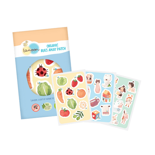 Lamoon Organic Bugs Away Patch 54-Pc