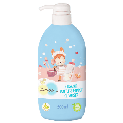 Lamoon Organic Nipple and Bottle Cleanser 500ml