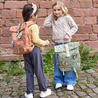 Lassig Mini Rolltop Happy Prints Caramel