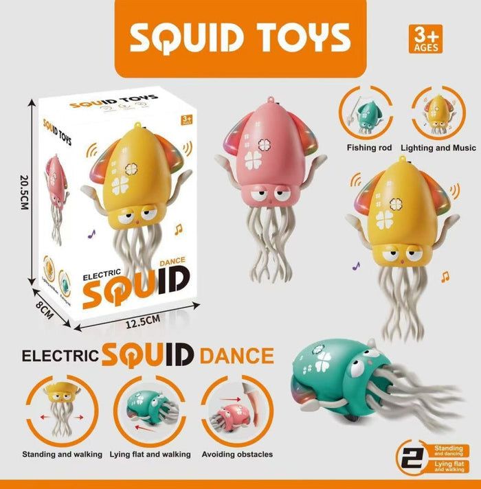 Little Fat Hugs Dancing Squid