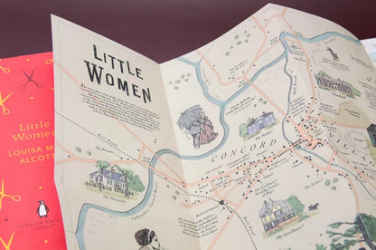 Little Women Literary Map