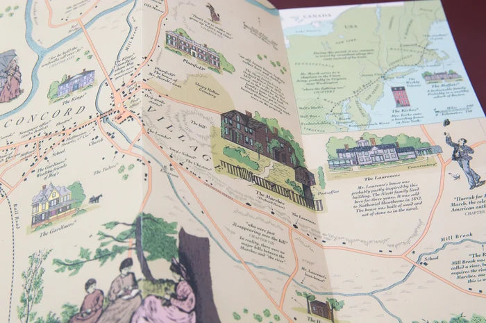 Little Women Literary Map