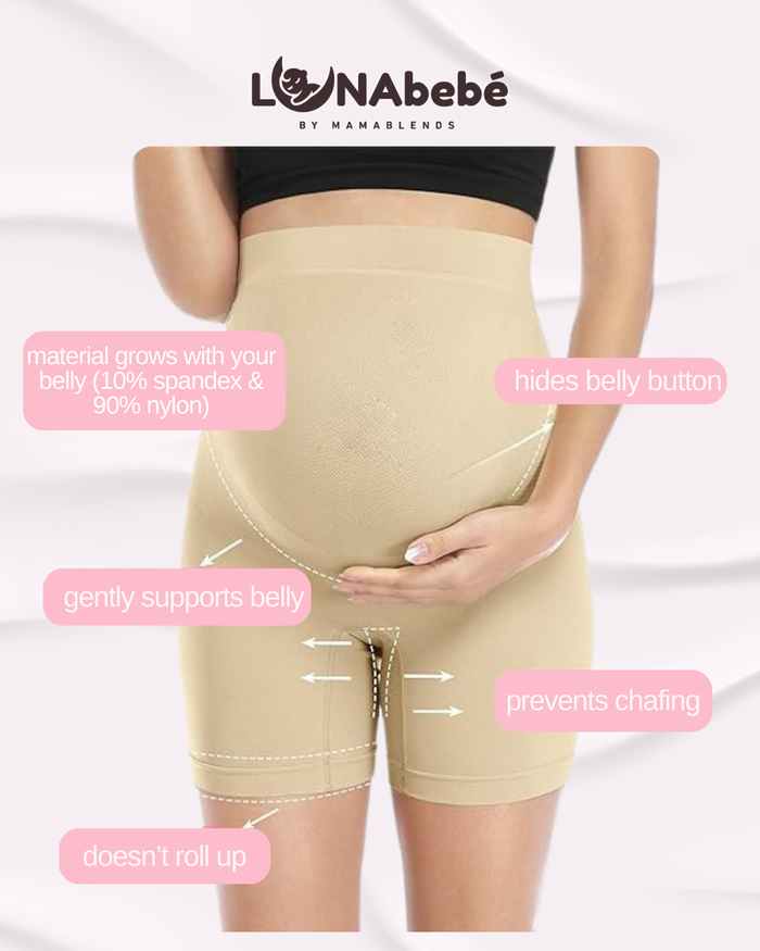 Lunabebe Pregnancy Support Biker Shorts