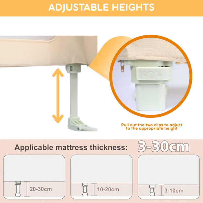 Mambo Foldable Bedrail Crib