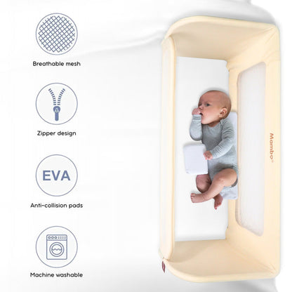 Mambo Foldable Bedrail Crib