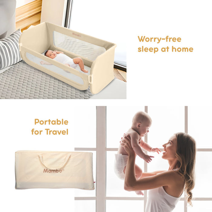Mambo Foldable Bedrail Crib