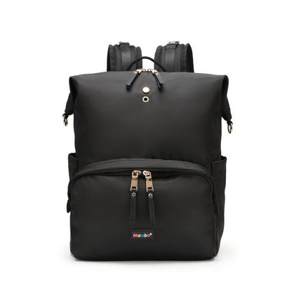 Mambo Nylon Waterproof Multi-Pocket Diaper Bag
