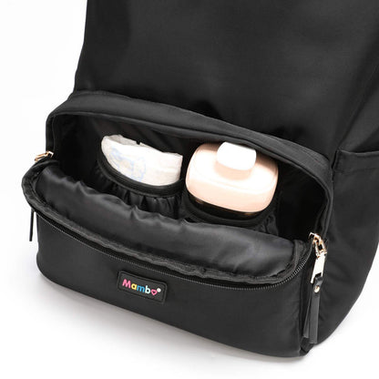 Mambo Nylon Waterproof Multi-Pocket Diaper Bag
