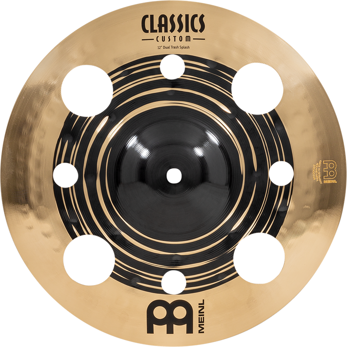 Meinl CC12DUTRS 12" Classics Custom Dual Trash Splash Cymbal w/ Video Demo