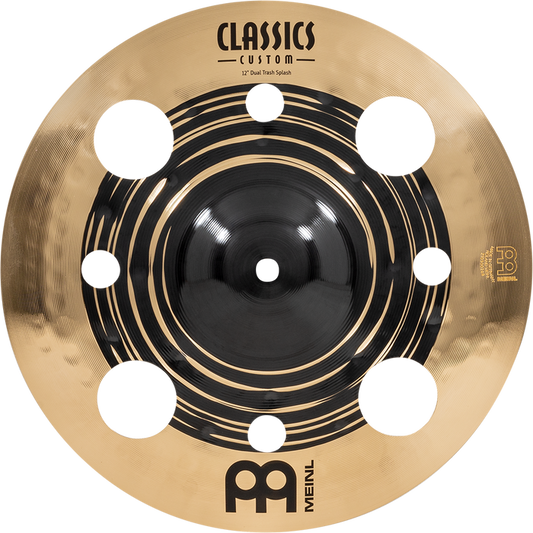 Meinl CC12DUTRS 12" Classics Custom Dual Trash Splash Cymbal w/ Video Demo