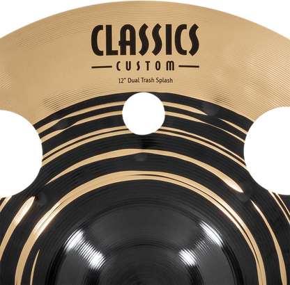 Meinl CC12DUTRS 12" Classics Custom Dual Trash Splash Cymbal w/ Video Demo