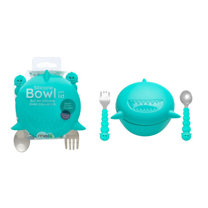 Melii Silicone Bowl with Lid & Utensils