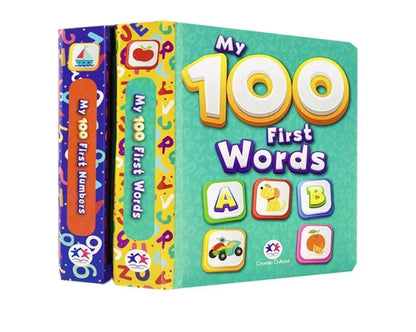 My 100 First Words & Numbers Board Set (2 Books)