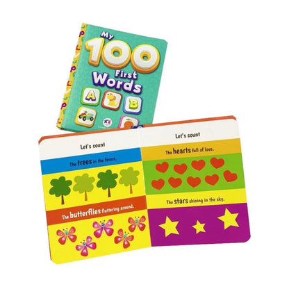 My 100 First Words & Numbers Board Set (2 Books)