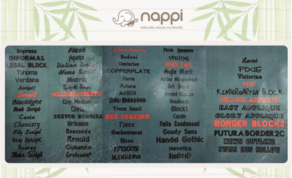 Nappi Baby Personalized Embroidery Service