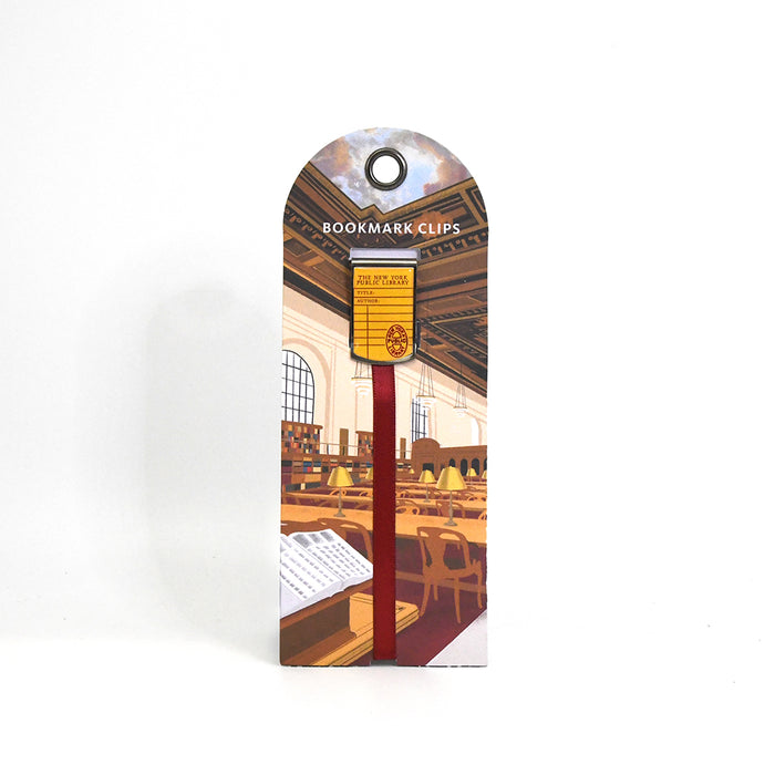 NYPL Library Card Bookmark Clip