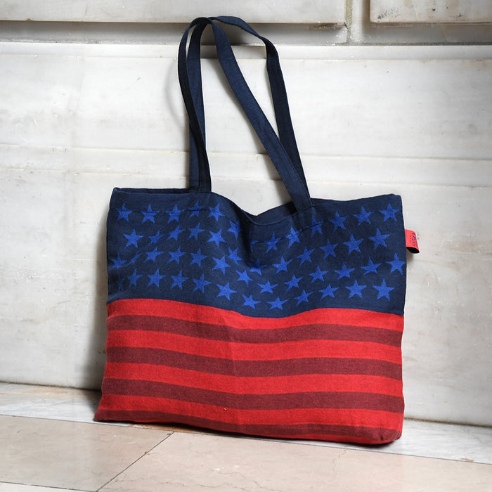 NYPL U.S. 250 Woven Tote Bag