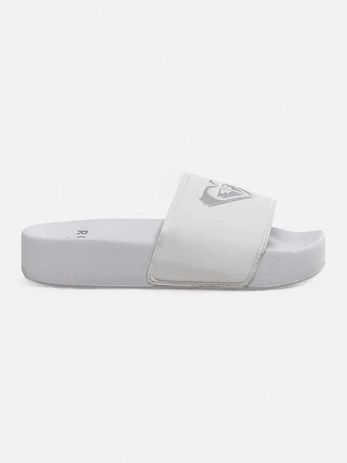 Ojota Roxy Slippy Platform Blanco