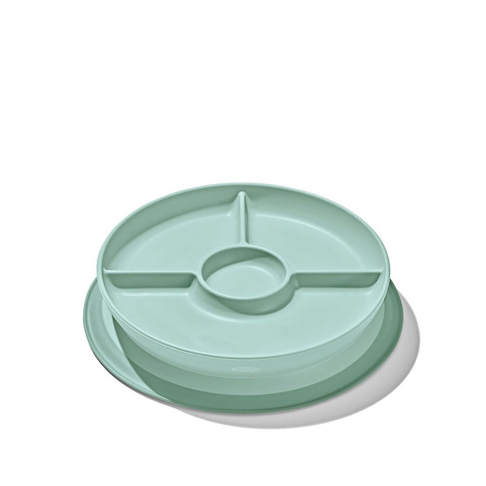 OXO Tot Stick And Stay Suction Divided Plate