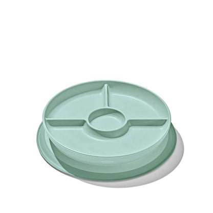OXO Tot Stick And Stay Suction Divided Plate