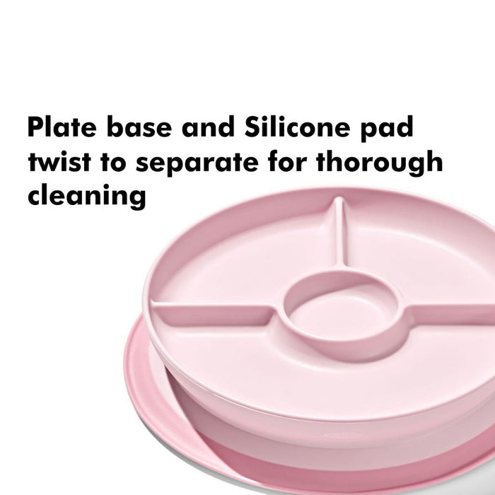 OXO Tot Stick And Stay Suction Divided Plate