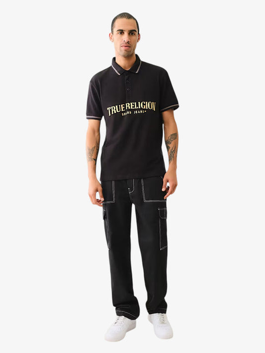 Pantalon Cargo Baggy True Religion Bobby Negro